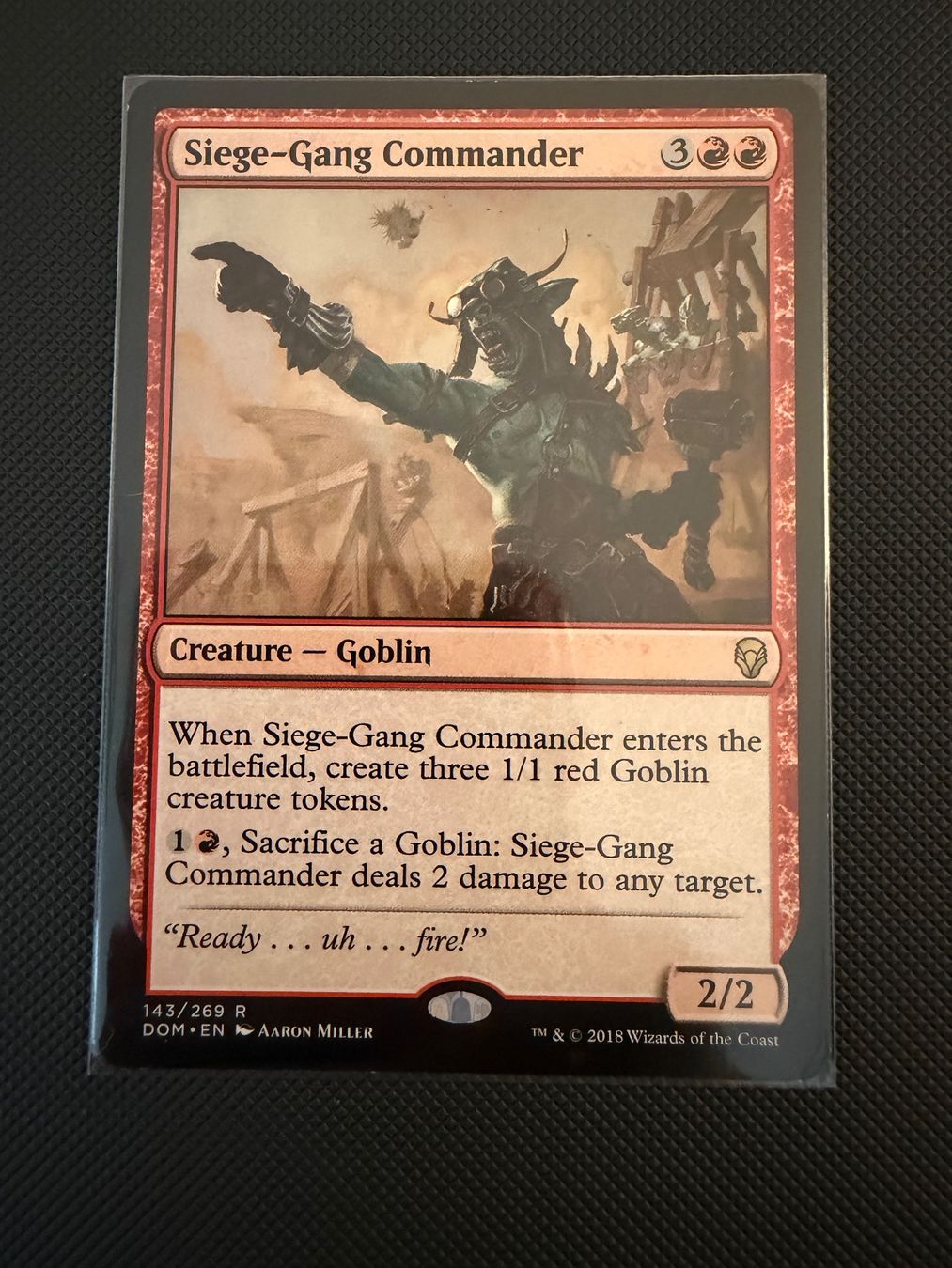 Magic The Gathering Carte collezionabili: Siege-Gang Commander – Usato da Ulisbach venduto da joelsj