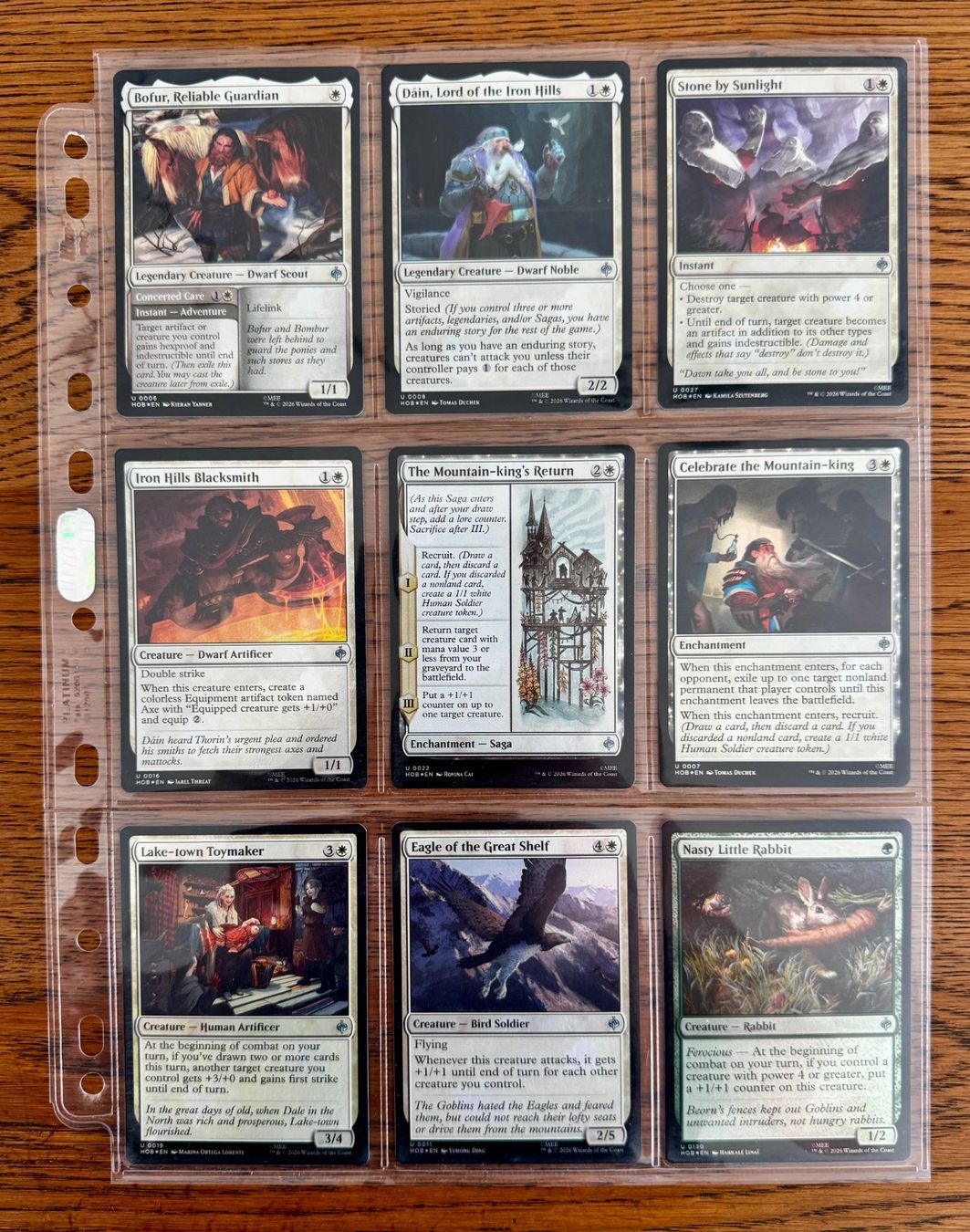 Magic The Gathering Carte collezionabili: The Hobbit Foil Uncommon Set 55/55 – Nuovo (secondo la descrizione) da Rechthalten venduto da hosme_be