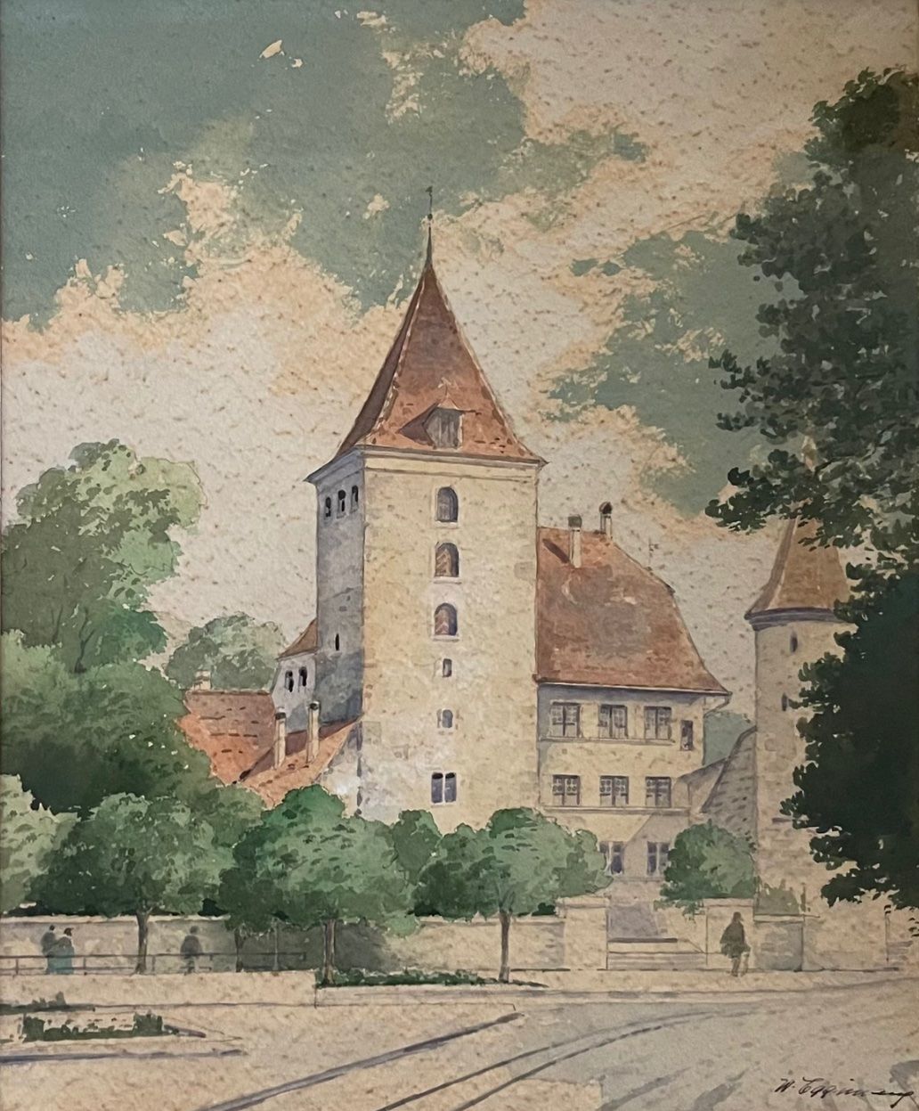 Dipinti: Eggimann Walter (1903-1940) – Usato da Grosshöchstetten venduto da Perle1951 1