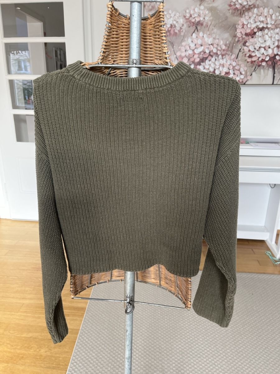 Only Maglioni & Felpe: Strickpullover in Olivgrün, Even&Odd, M – Usato da Solothurn venduto da Bobesch08 3