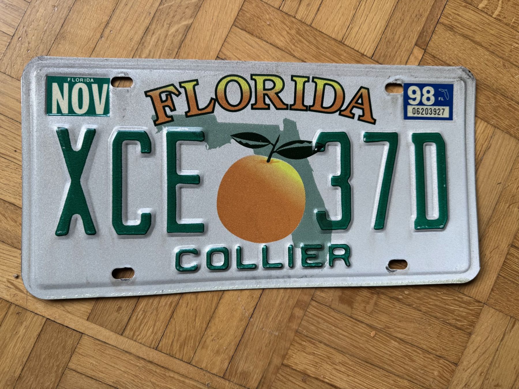 Insegne: Autokennzeichen Nummerschild Florida USA – Usato da Greifensee venduto da Siviez