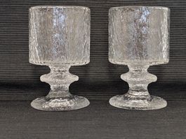 IITTALA Senator Weissweingläser Set 1960er, vintage