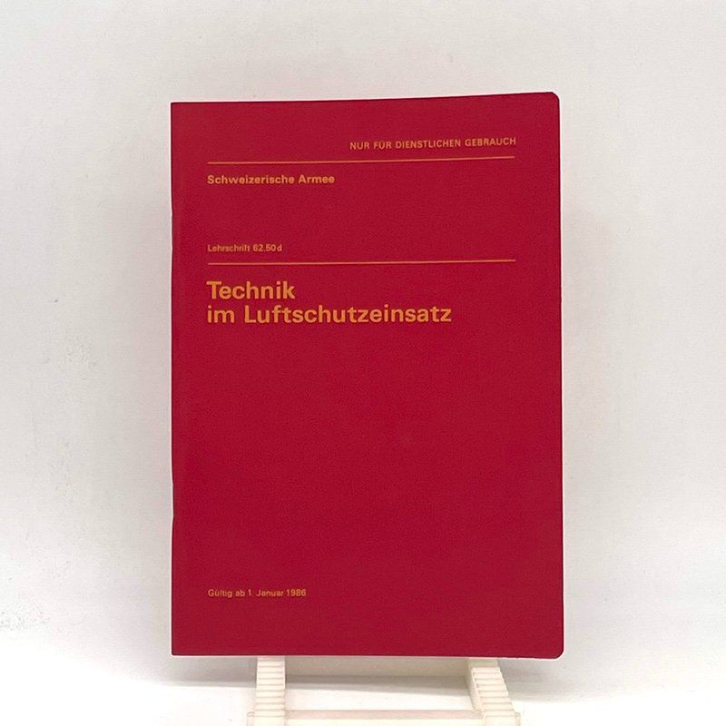 Libri: Reglement Technik im Luftschutzeinsatz 1986 – Usato da Uerkheim venduto da fabulafero