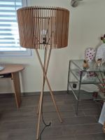 Lampadaire/lampe abat-jour bambou design marque "FLamant"