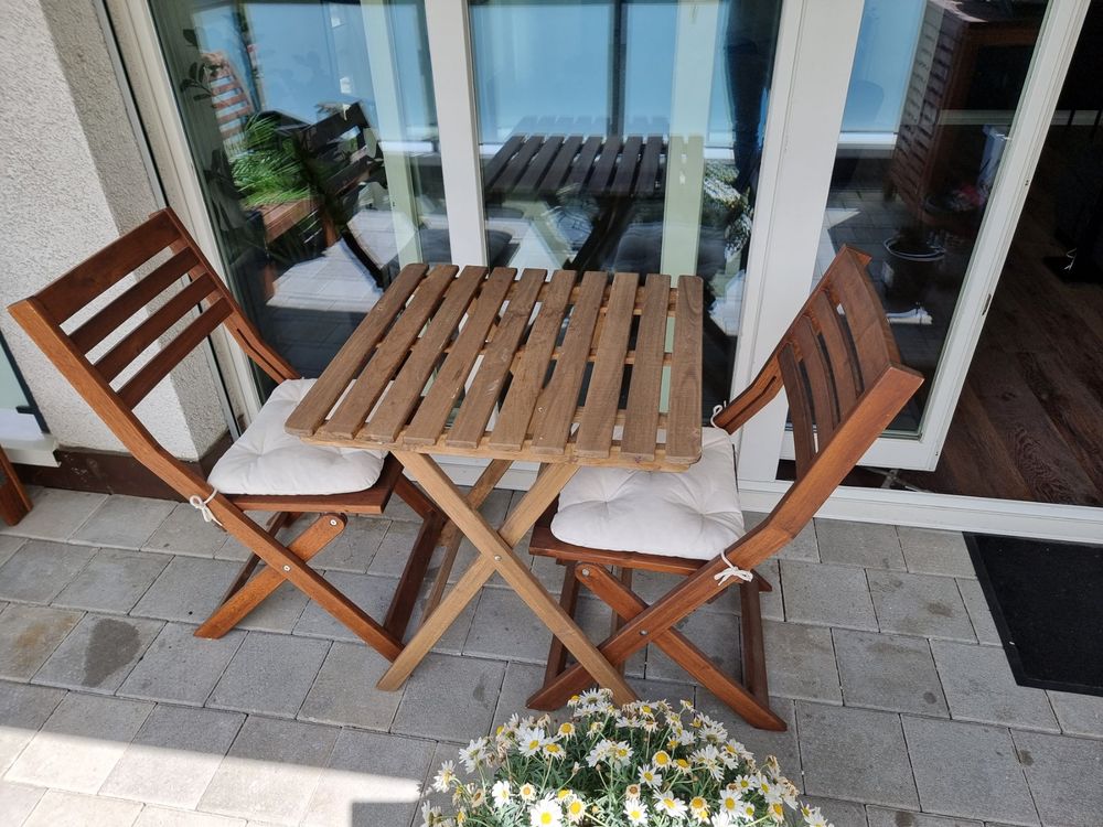 IKEA Garten/Balkontisch & Stühle Kaufen auf Ricardo