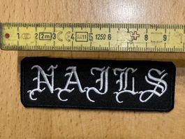 Nails Patch Sticker Aufnäher Metal Rock Band
