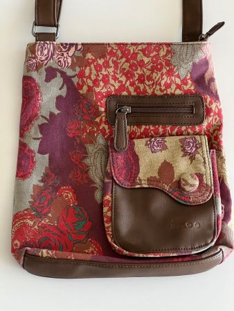 IXXO Umhängetasche Textil klein - Rosenprint