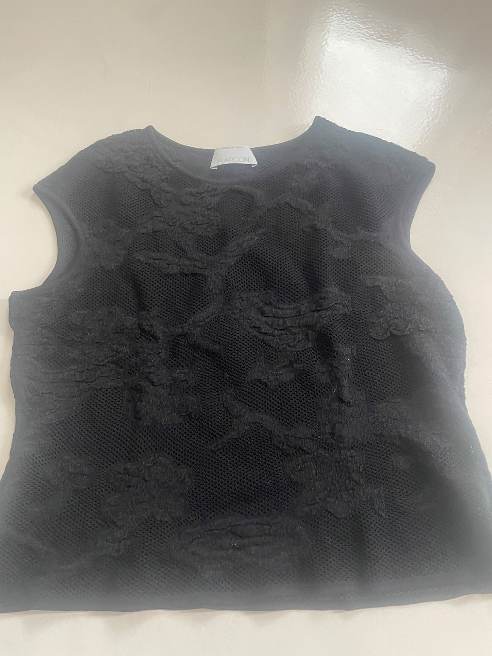 Top: Top Margon -  Seide - Leinen – Usato da Minusio venduto da Pink222