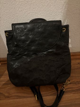 Schwarzer Juicy Couture Rucksack mit Kordelzug