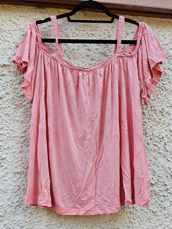 Cold-Shoulder-Shirt Spitze weit,Bonprix (Neu