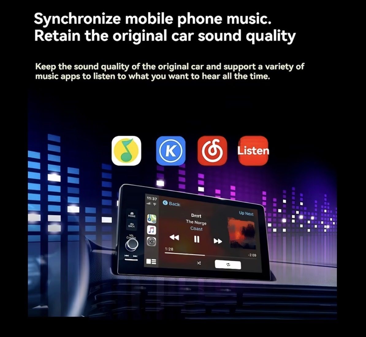 Unità & Adattatore: CarPlay 4-in-1 Wireless , Android/ IOS Autos – Nuovo e nell'imballaggio originale da Amden venduto da muben_ge98 3