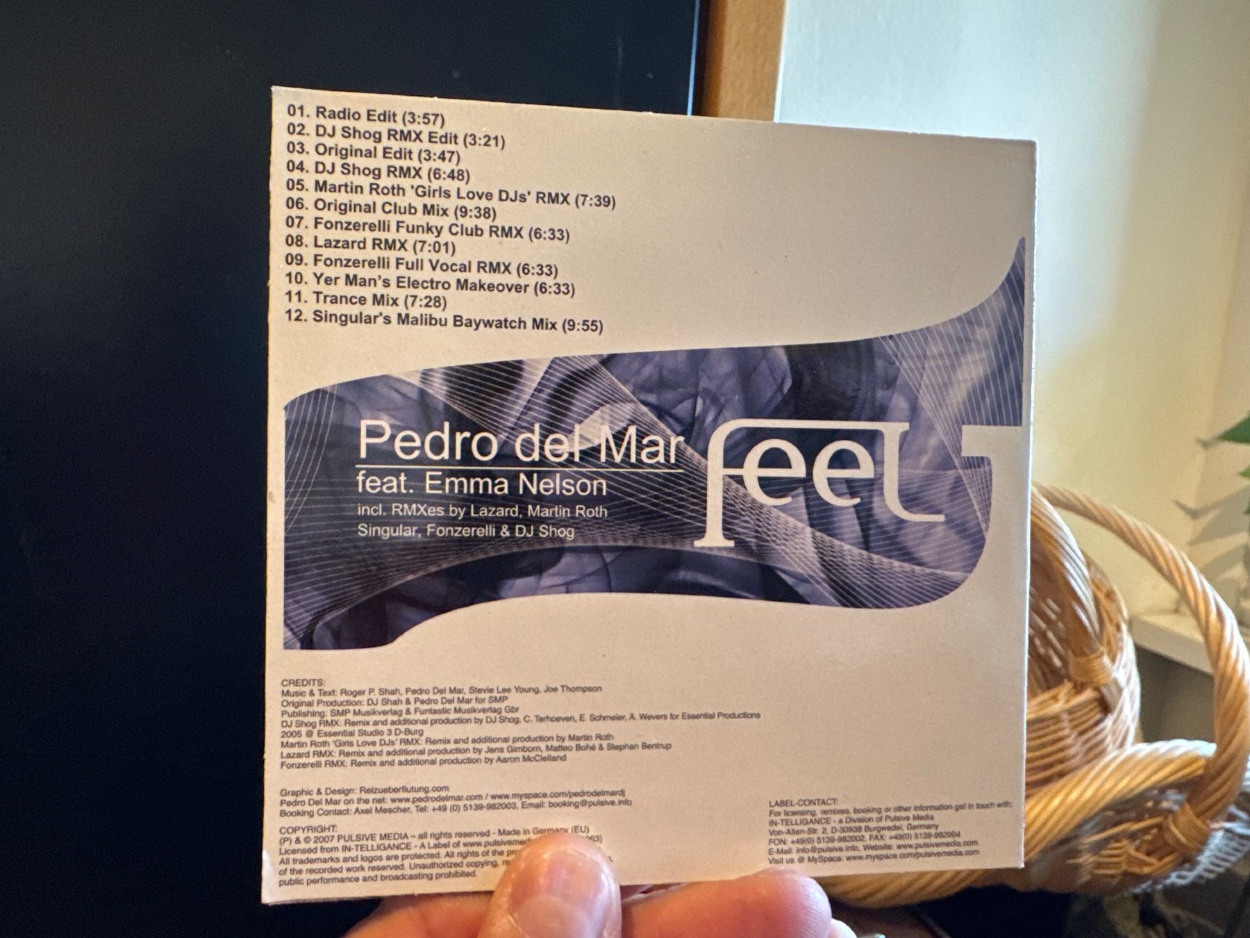 CD: Pedro Del Mar Feat. Emma Nelson - Feel - HG42B – Usato da Küsnacht ZH venduto da swisssales.net 1