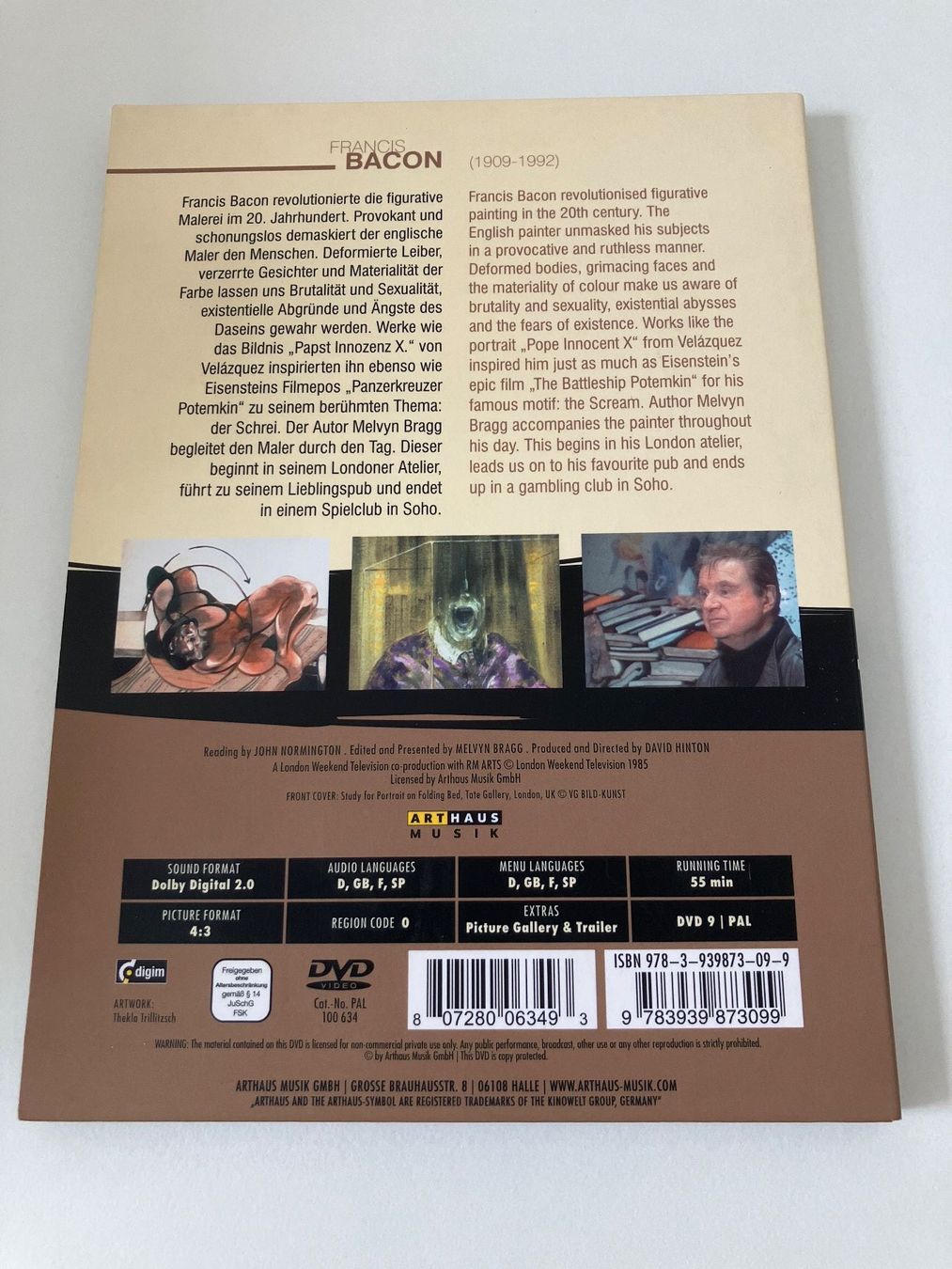 Tutti i DVDs: Francis Bacon - Art Documentary (DVD) Hinton, David – Usato da Arbon venduto da JoJoAs 1