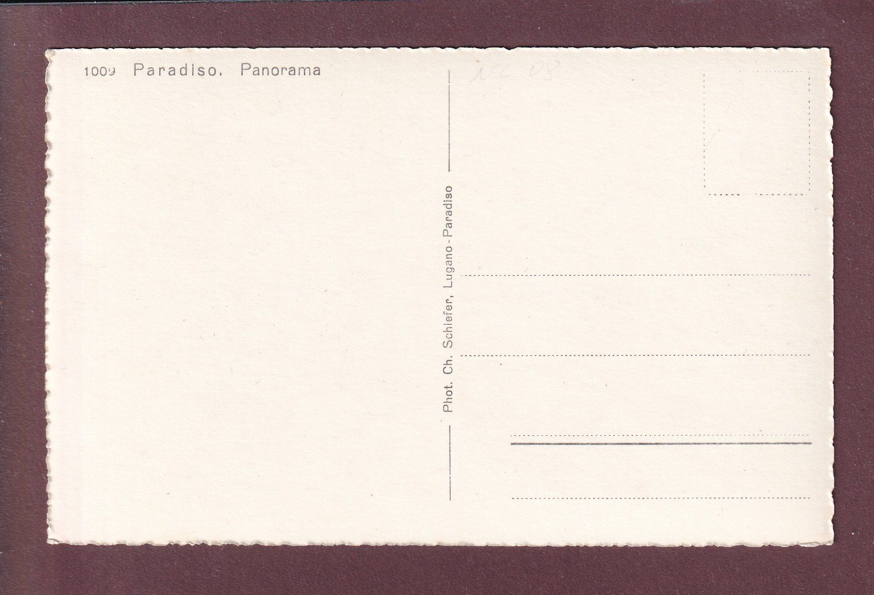Cartoline postali: LUGANO - PARADISO – Usato da Pully venduto da nicecards 1