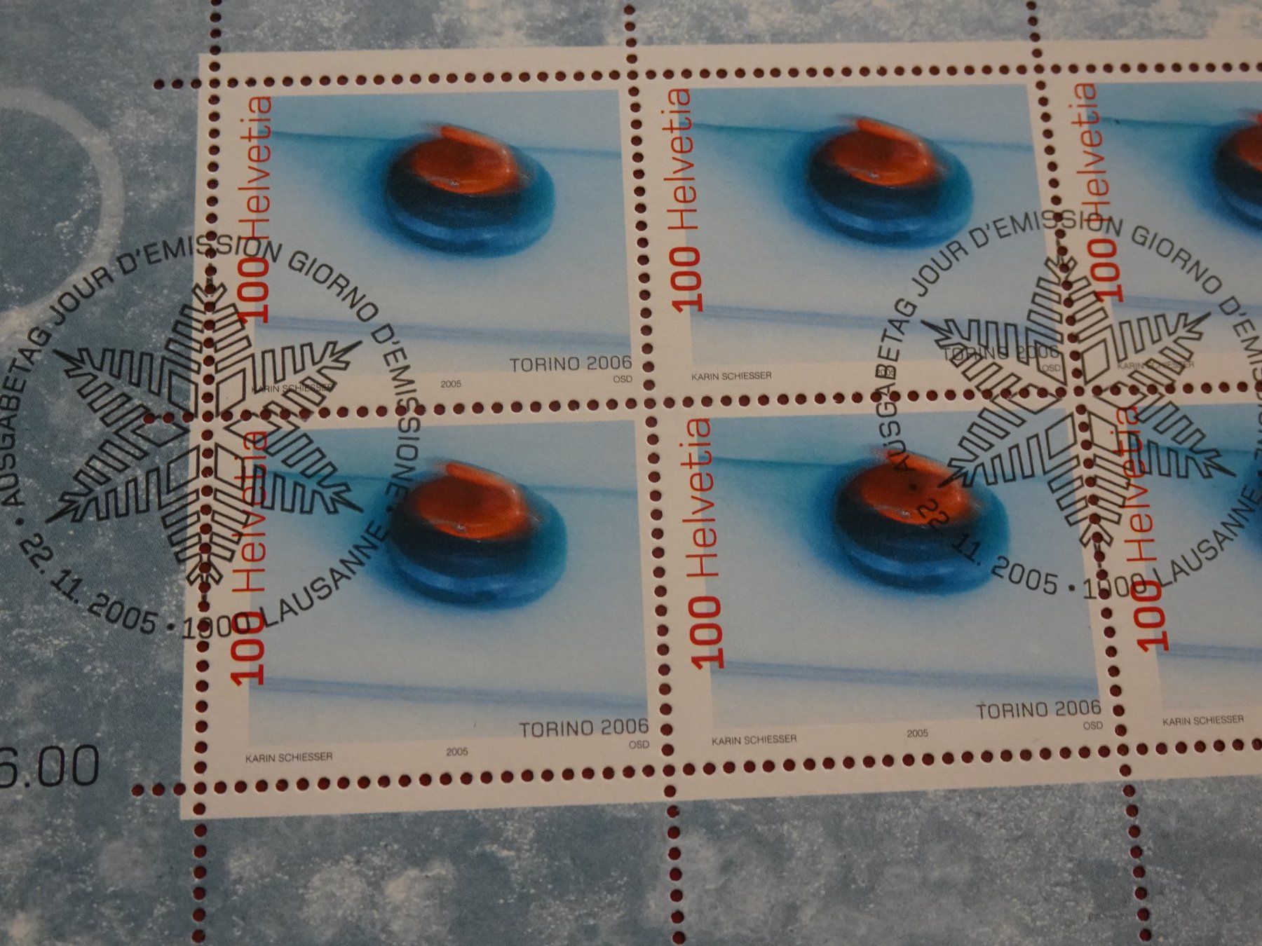 Tutti i francobolli: 2006. KLEINBOGEN, AUSGABETAG, WINTER OLYMPIC GAMES – Nuovo (secondo la descrizione) da Eschenbach SG venduto da eDaisy 1
