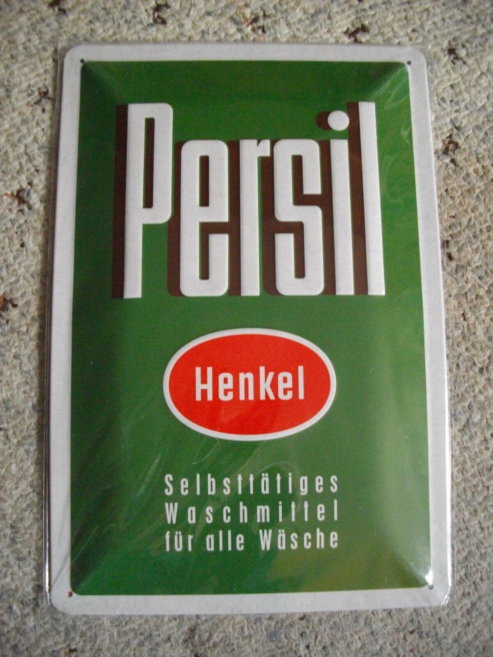 Persil Insegne: Blechschild 3D-PERSIL-HENKEL-WASCHMITTEL – Nuovo e nell'imballaggio originale da Rupperswil venduto da big-one-sale