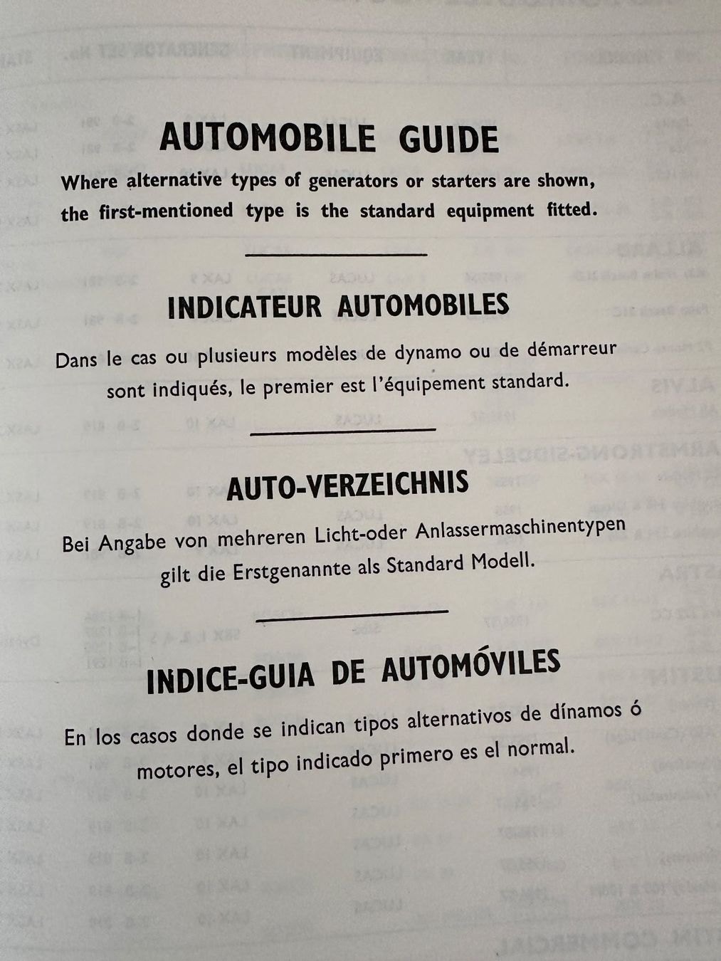 Documenti: Katalog  Bürsten ( Kohlen ), Morganite  1958 ,  Oldtimer – Usato da Boswil venduto da pavo1 6