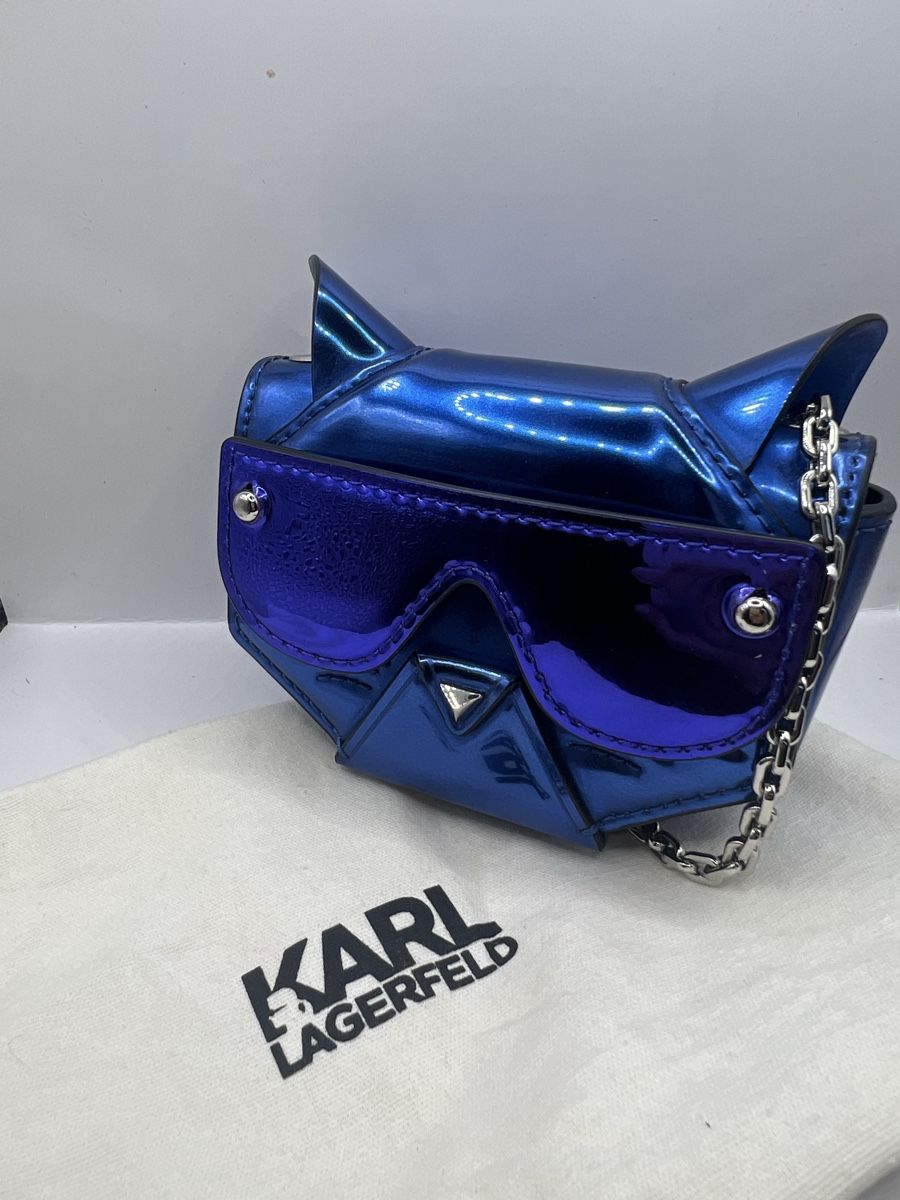 Karl Lagerfeld Taschen für Damen: Karl Lagerfeld Handtasche in Katzenoptik – Gebraucht aus Zug von D3Miho