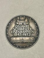 69.5 gr Silbermedaille 999 Schweiz – 125 Jahre Eisenbahnen