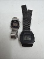 2 Casio Armbanduhren digital gebraucht gemischter Zustand
