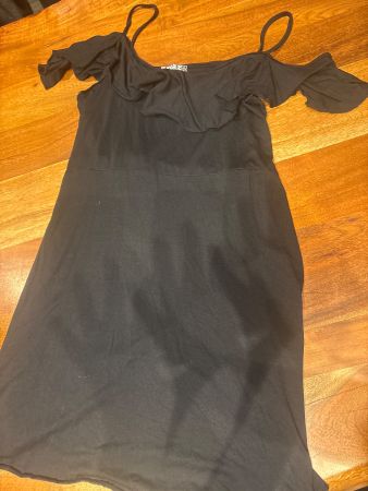 Schickes Sommerkleid, Schwarz, Grösse M - ideal für den S...
