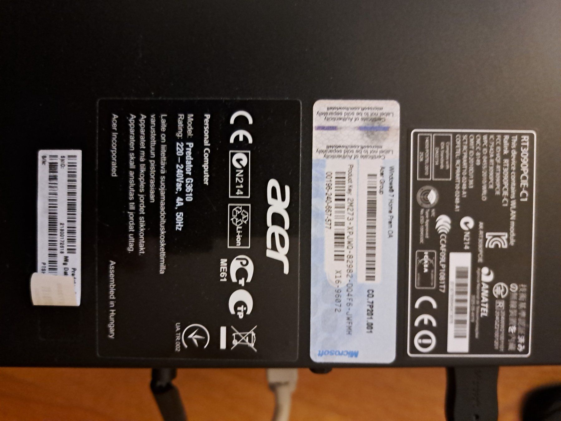 Acer PCs: Acer Predator G3610 zum Gamen – Gebraucht aus Reinach BL von mar_6zwc 1