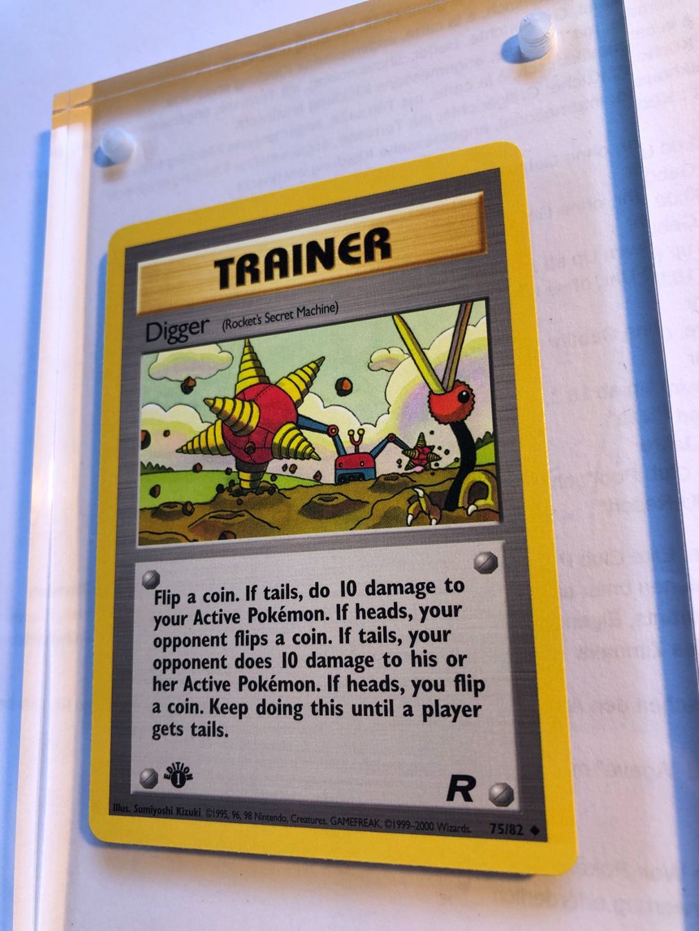 Sammelbilder & Trading cards: Digger 1st (unc.) Team Rocket - MINT - ab 1.- – Gebraucht aus Giubiasco von dan_pr8b 2
