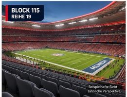 2x NFL München / 15.11.2026 - Sitzplätze Sek. 115 Reihe 19