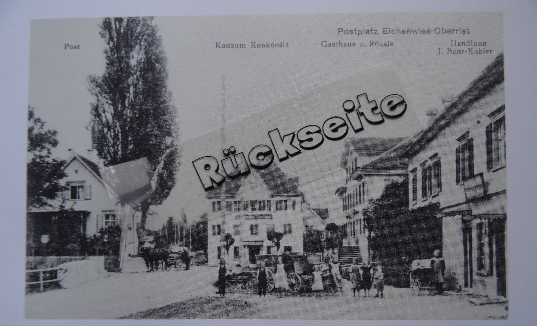 Cartoline postali: St. Gallen 2m Oberriet anno dazumal – Usato da Safnern venduto da Wstussi 1