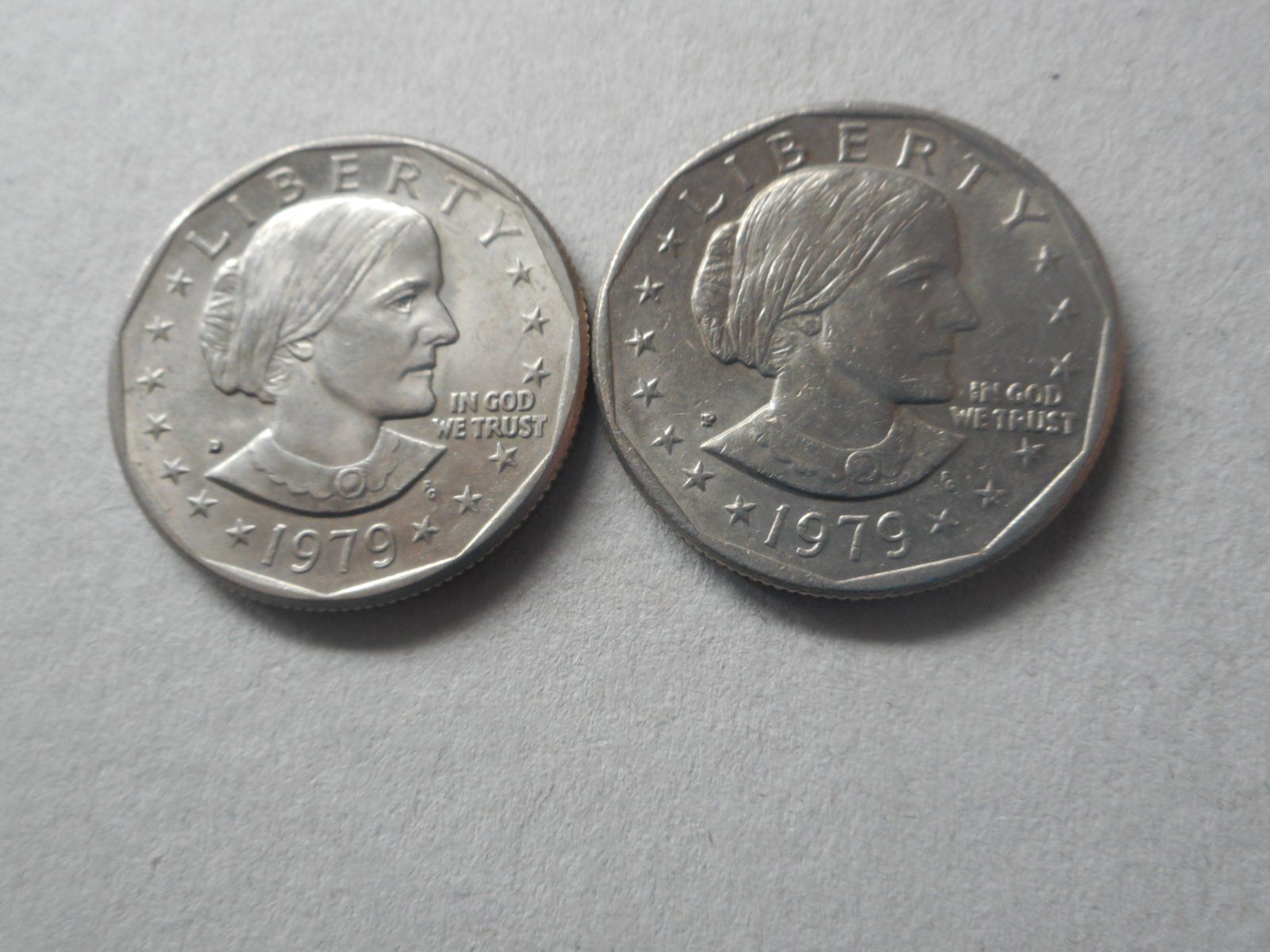 Tutti le monete: 2 x 1 Dollar 1979  USA – Usato da Kriegstetten venduto da pizlad2010 1