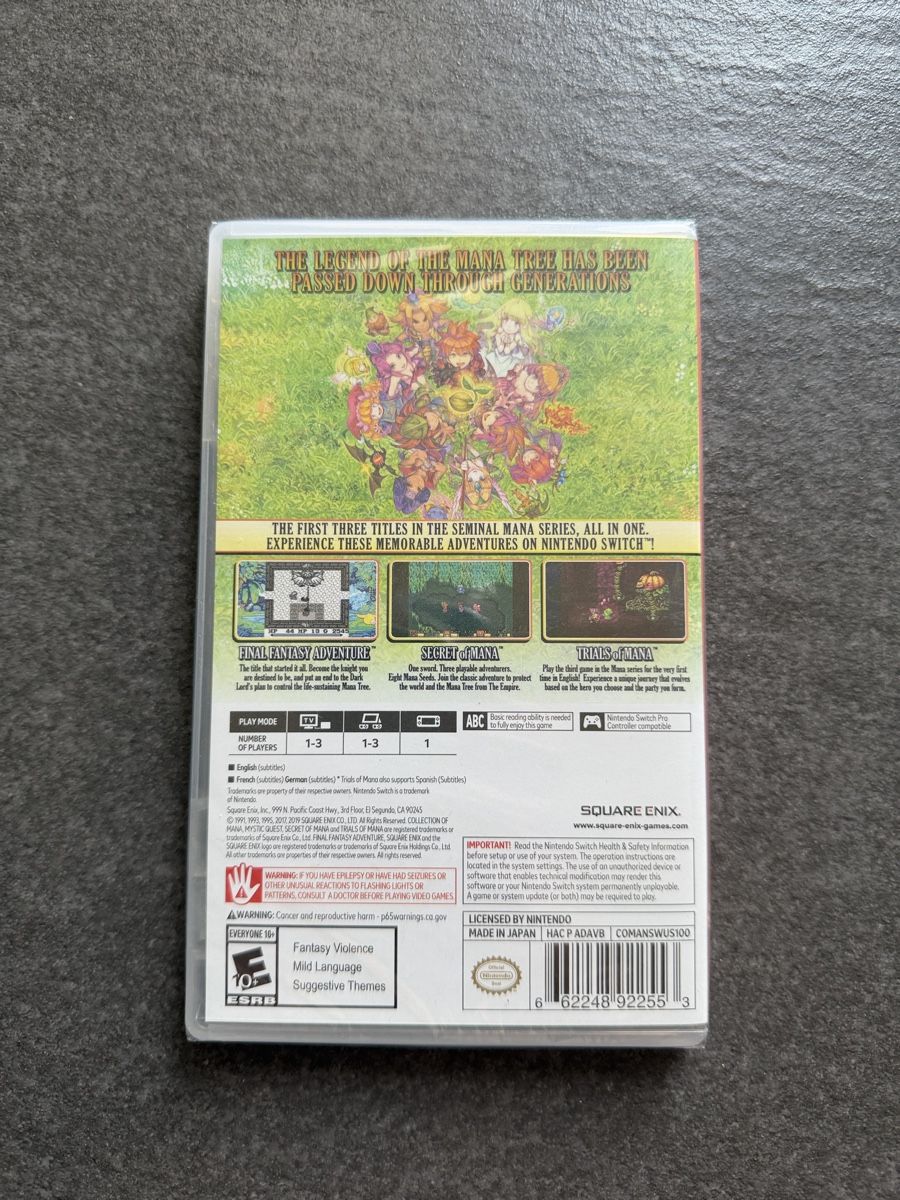 Nintendo Spiele: Collection of Mana Nintendo Switch US Import – Neu (gemäss Beschreibung) aus Zürich von cENS0R 1
