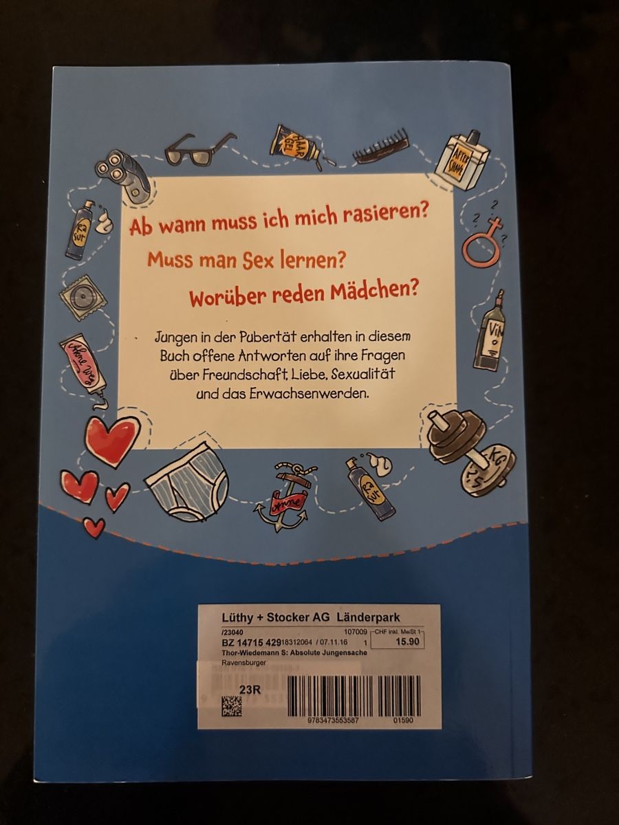 Libri: Aufklärungsbuch Absolute Jungensache" 99  – Usato da Kriens venduto da Pilatu 1