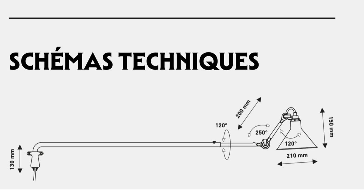 Dcw Éditions Lampade: Applique Gras modèle 213 – Usato da rolle venduto da Tontonjulot 5