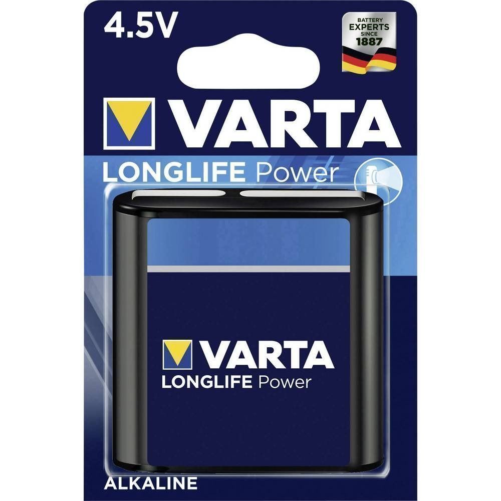 Varta Caricatori & Batterie: VARTA LONGLIFE Power 4.5 V LONGLIFE – Nuovo e nell'imballaggio originale da Halden venduto da TopFoto 3