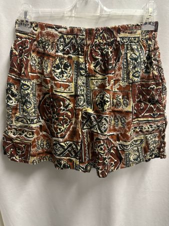 African Vintage Sommer Shorts mit Ethno Muster, Grösse M/L