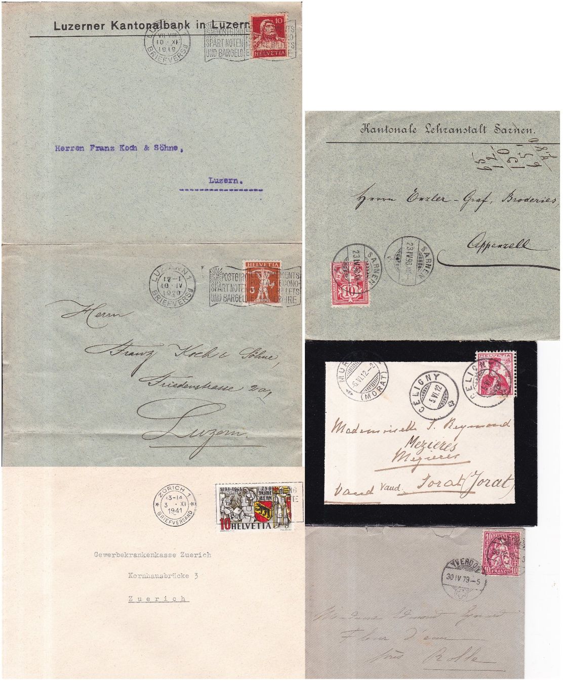 Tous les timbres: 50 Stk. Alte CH Briefe, Postkarten, Belege – D'occasion à Münchwilen AG par Nesar 9
