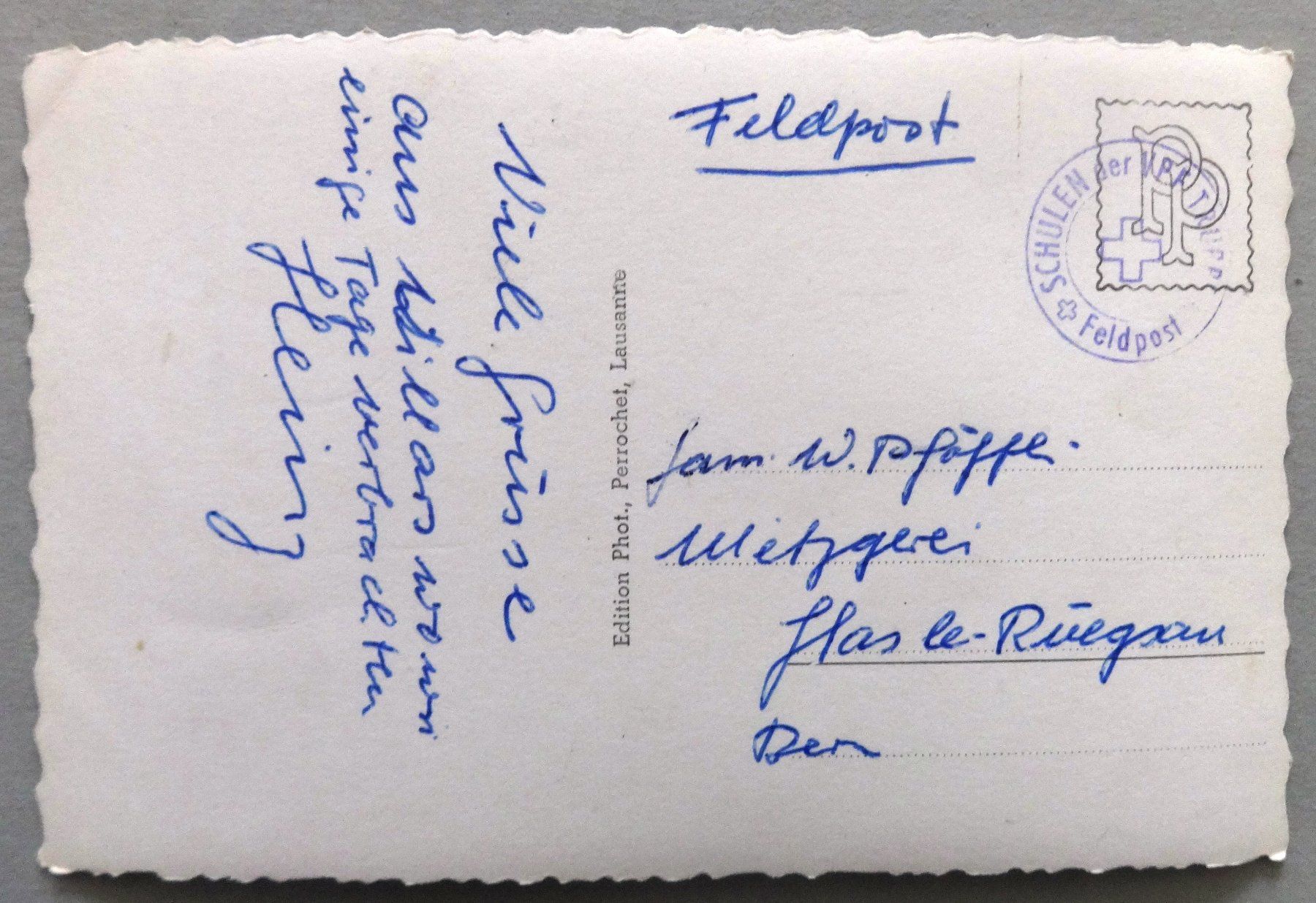 Ansichtskarten: Villars - Vue générale – Gebraucht aus Fétigny von Billy2miny 1