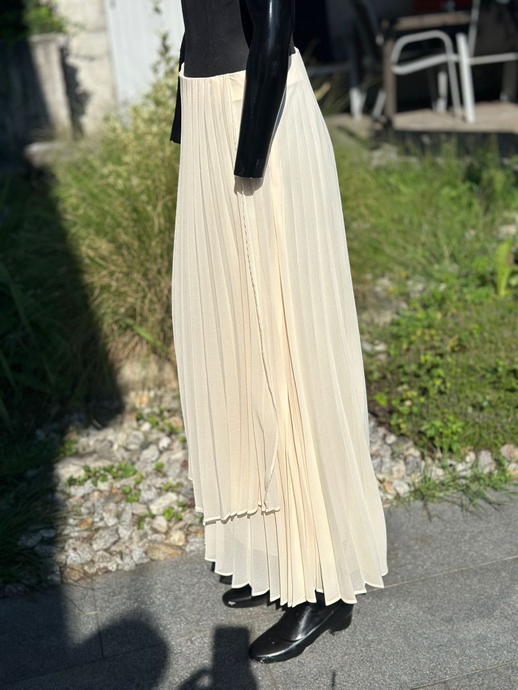 Zara Röcke: Schicker Plissee Rock, beige, Sommer, luftig Gr. 38 – Neu (gemäss Beschreibung) aus Zufikon von Modestil365 3