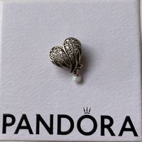 Pandora Engelsflügel Herz Charms mit Opale Silber 925 ALE