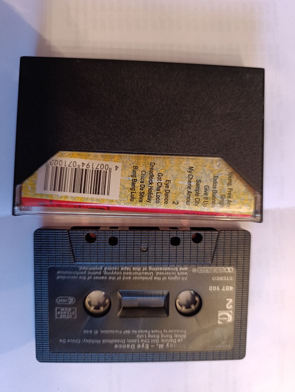Cassettes audio: Boney M. - Eye Dance K7 – D'occasion à Sierre par Carlostripa 1