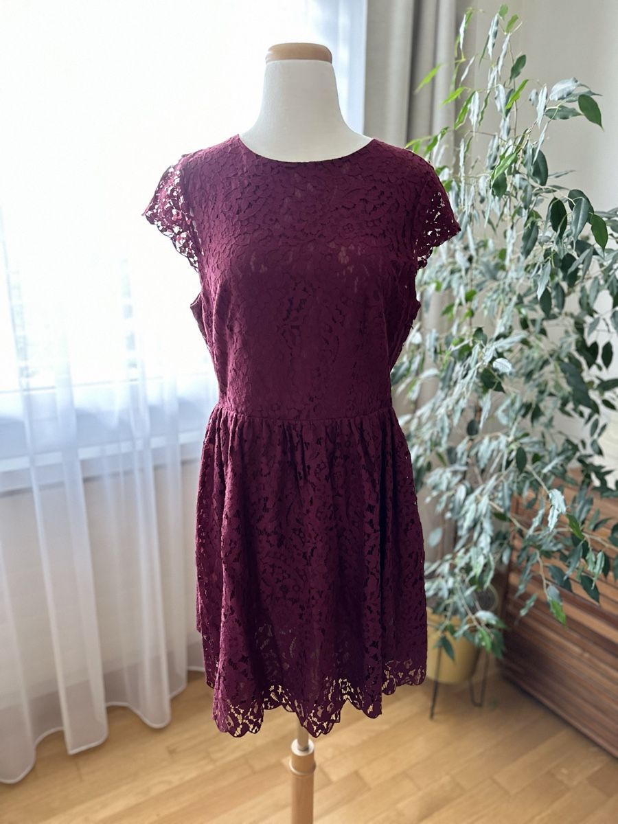 H&M Vestiti: Kleid aus Guipure-Spitze – Usato da Uitikon Waldegg venduto da MGC