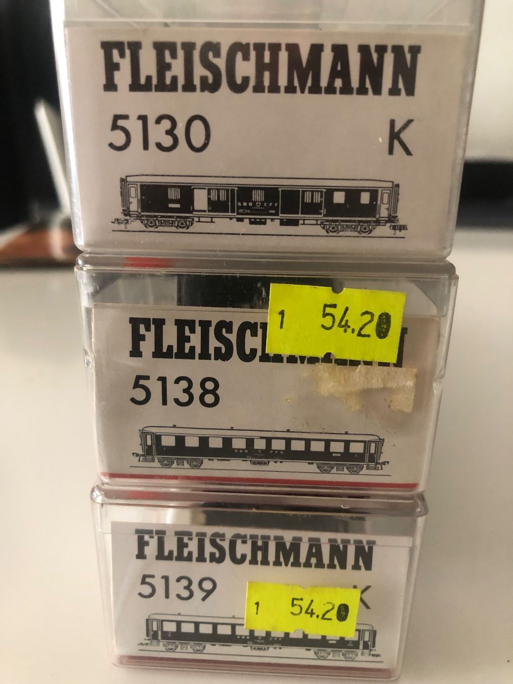 Fleischmann Modellini di ferrovie: Fleischmann 3er Set wie Neu – Usato da Ostermundigen venduto da Garmin03 2