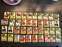 40 verschiedene Panini Sticker