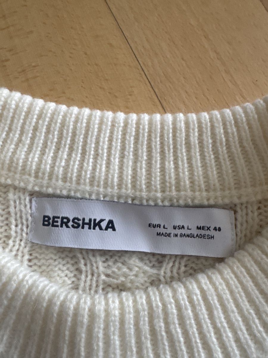 Bershka Maglioni & Felpe: Bershka Strickpullover, Winter-Look, Weiss, Grösse L – Nuovo (secondo la descrizione) da Abtwil SG venduto da ale2002 1