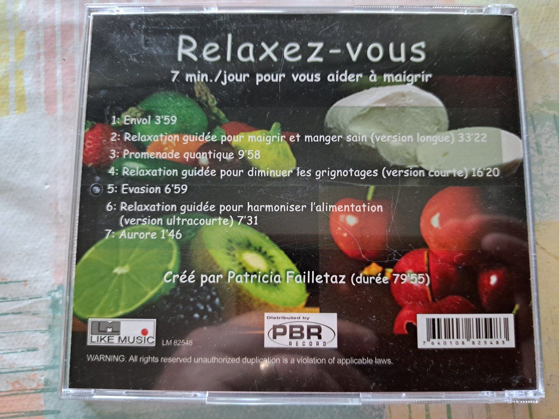 CDs: Cd Relaxez-vous pour vous aider à Maigrir  – Gebraucht aus Pully von bro_n52j 1