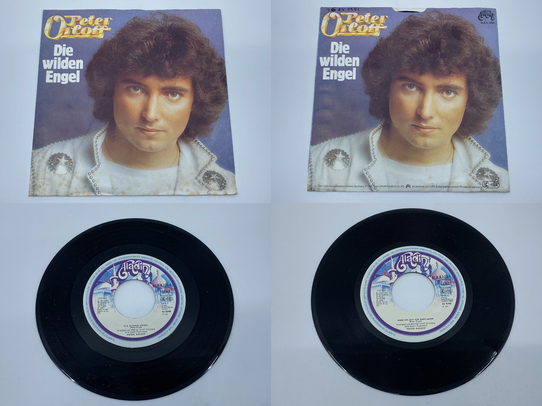 Dischi in vinile: Peter Orloff  - Die wilden Engel – Usato da Langwiesen venduto da Restposten-24