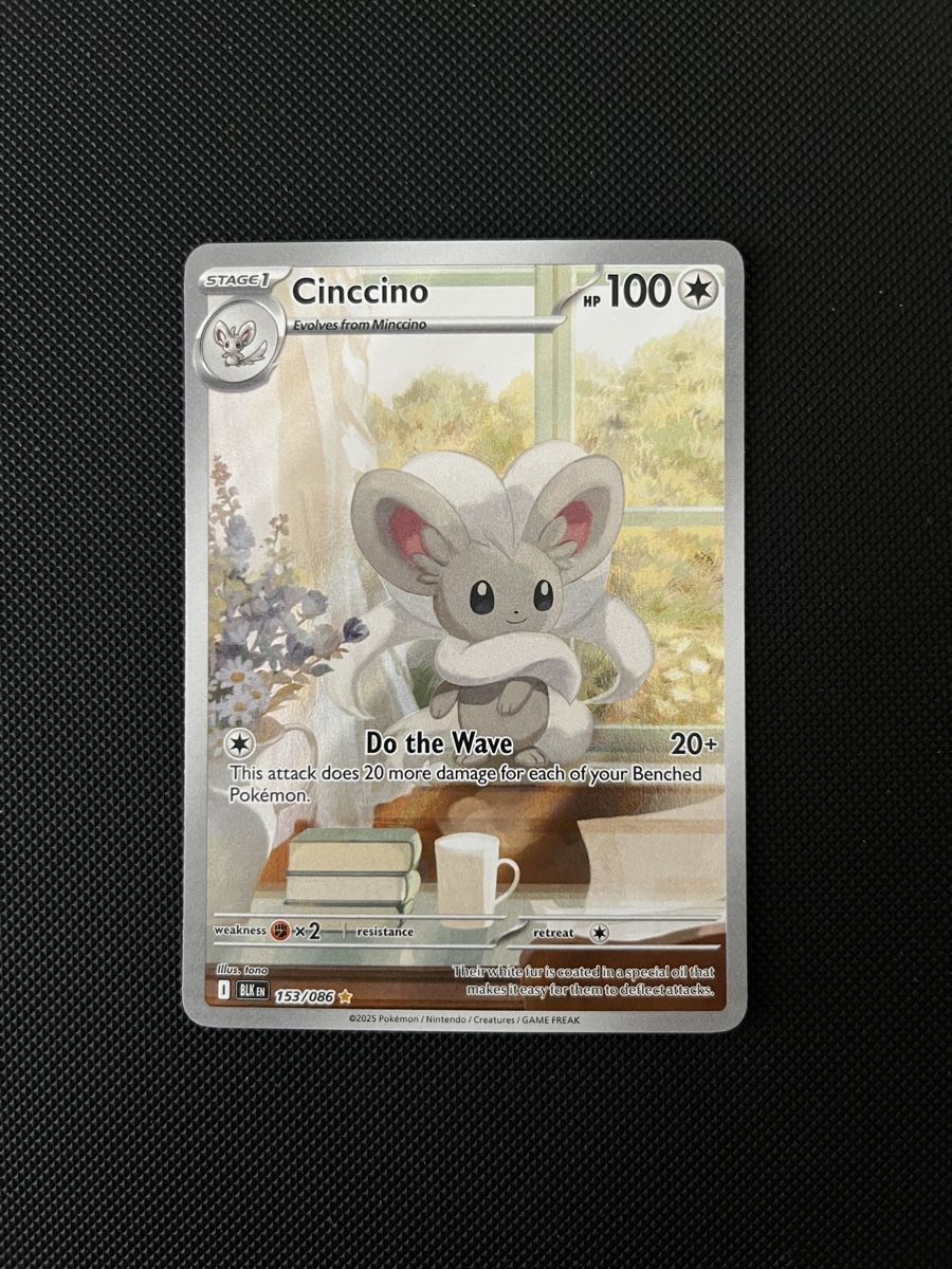 Pokémon Carte collezionabili: Cinccino BLK 153/086 – Nuovo (secondo la descrizione) da Cham venduto da stellarsky