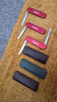 Taschenmesser rot mit Etuis 3 Stk. VICTORINOX 