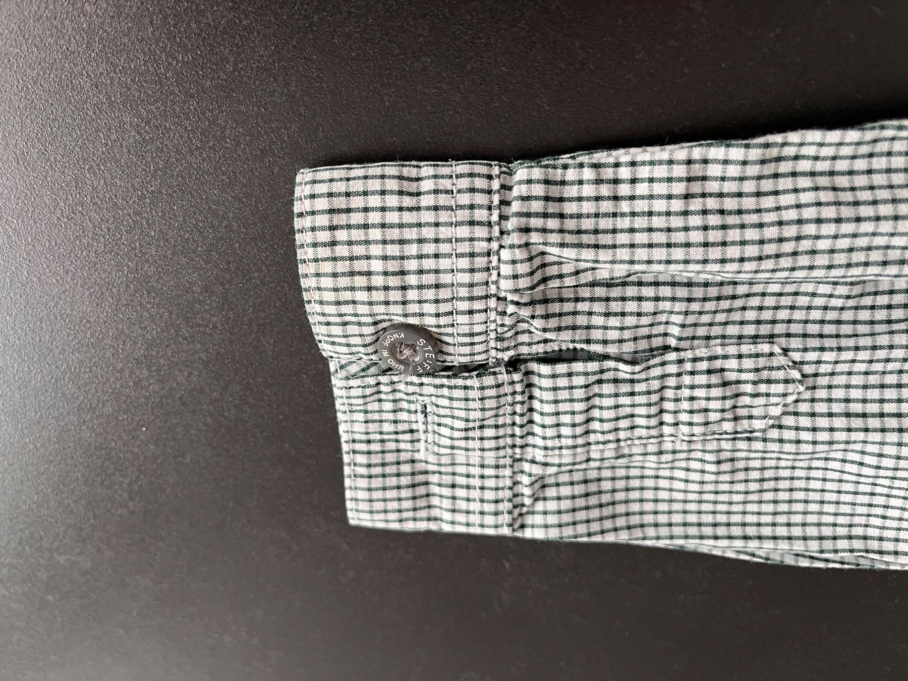 Steiff Camicie, Top & T-shirt: Steiff Hemd Gr. 80 grün-weiss kariert – Nuovo e nell'imballaggio originale da Wohlen AG venduto da kissne4 6