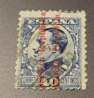 Spanien 1931 dezentriert briefmarke